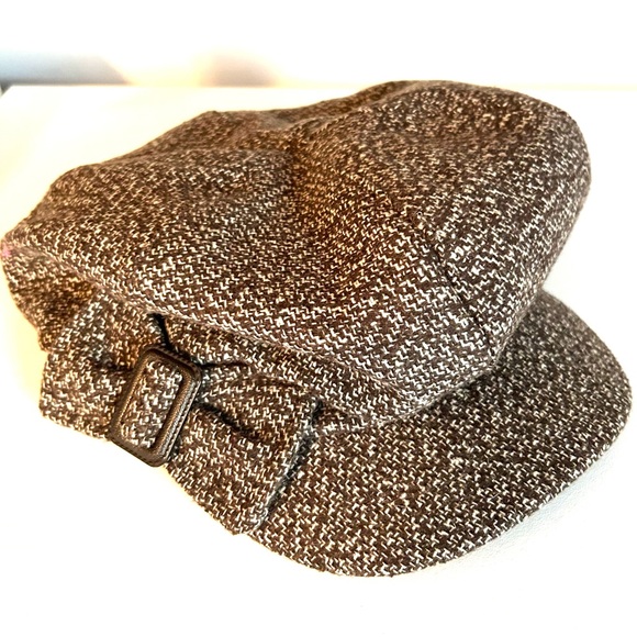 NWT Nine West Brown newsboy cap - Picture 6 of 7